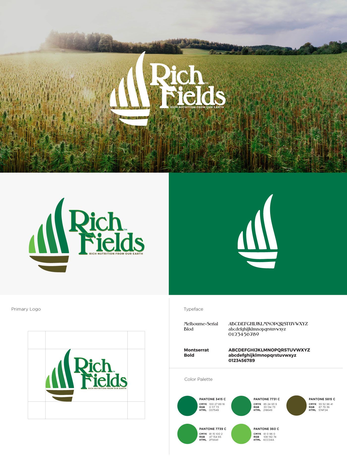 Food Logo Design _ Rich Fields
