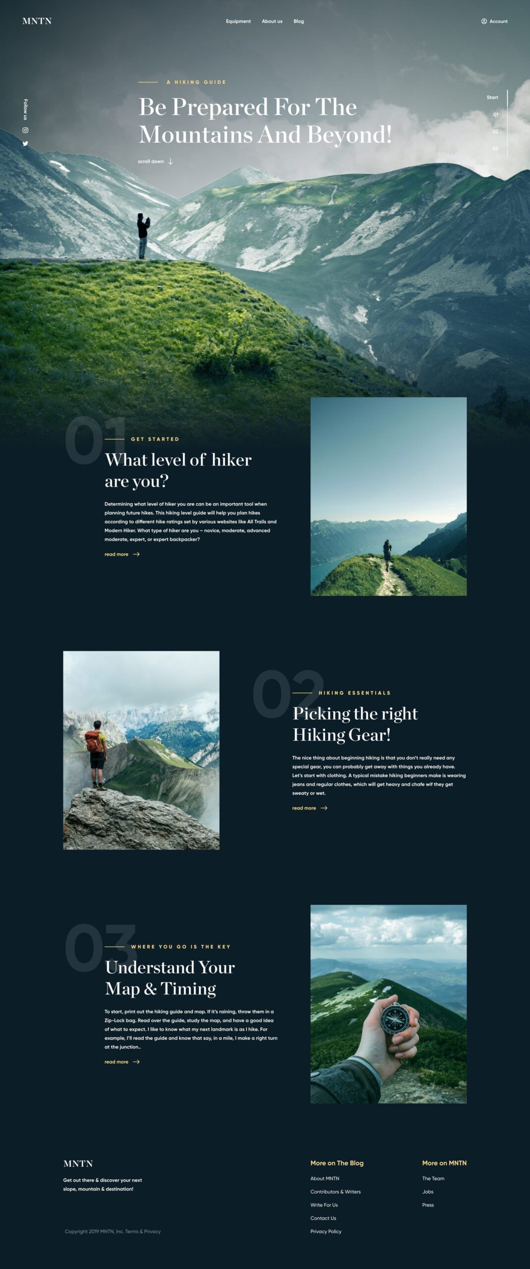 MNTN Website Template